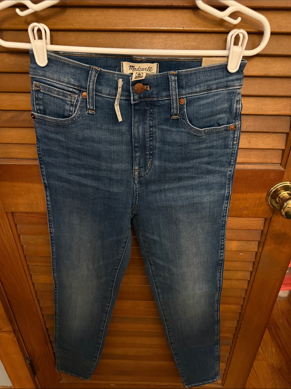 Women’s nwt skinny jeans 10” madewell